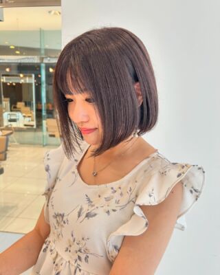 mini bob 💇🏻‍♀️
.
.
hair by @miyazawasaki 
.
#松本市
#松本市美容室
#松本市美容院
#brownie
#leclaire
#thecabana
#ボブヘア
#bob
#カット